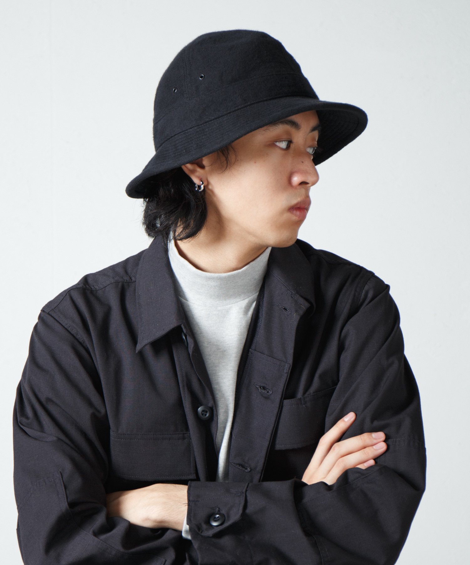 RACAL Organic Cotton Flannel 4P Metro Hat 1323 | オーガニック