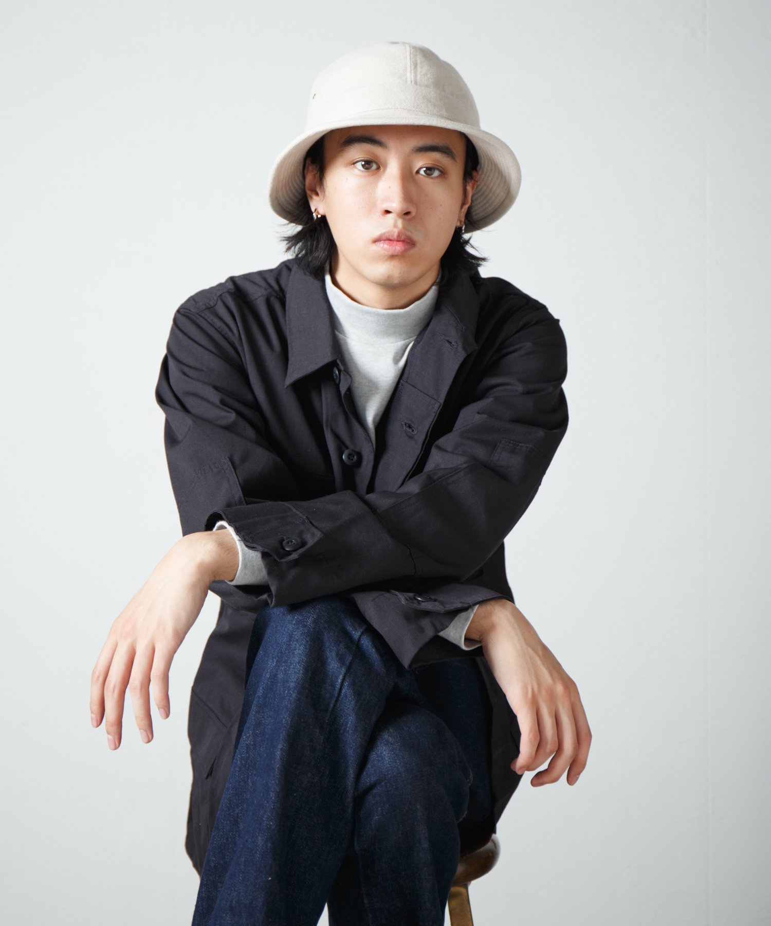 RACAL Organic Cotton Flannel 4P Metro Hat 1323 | オーガニック