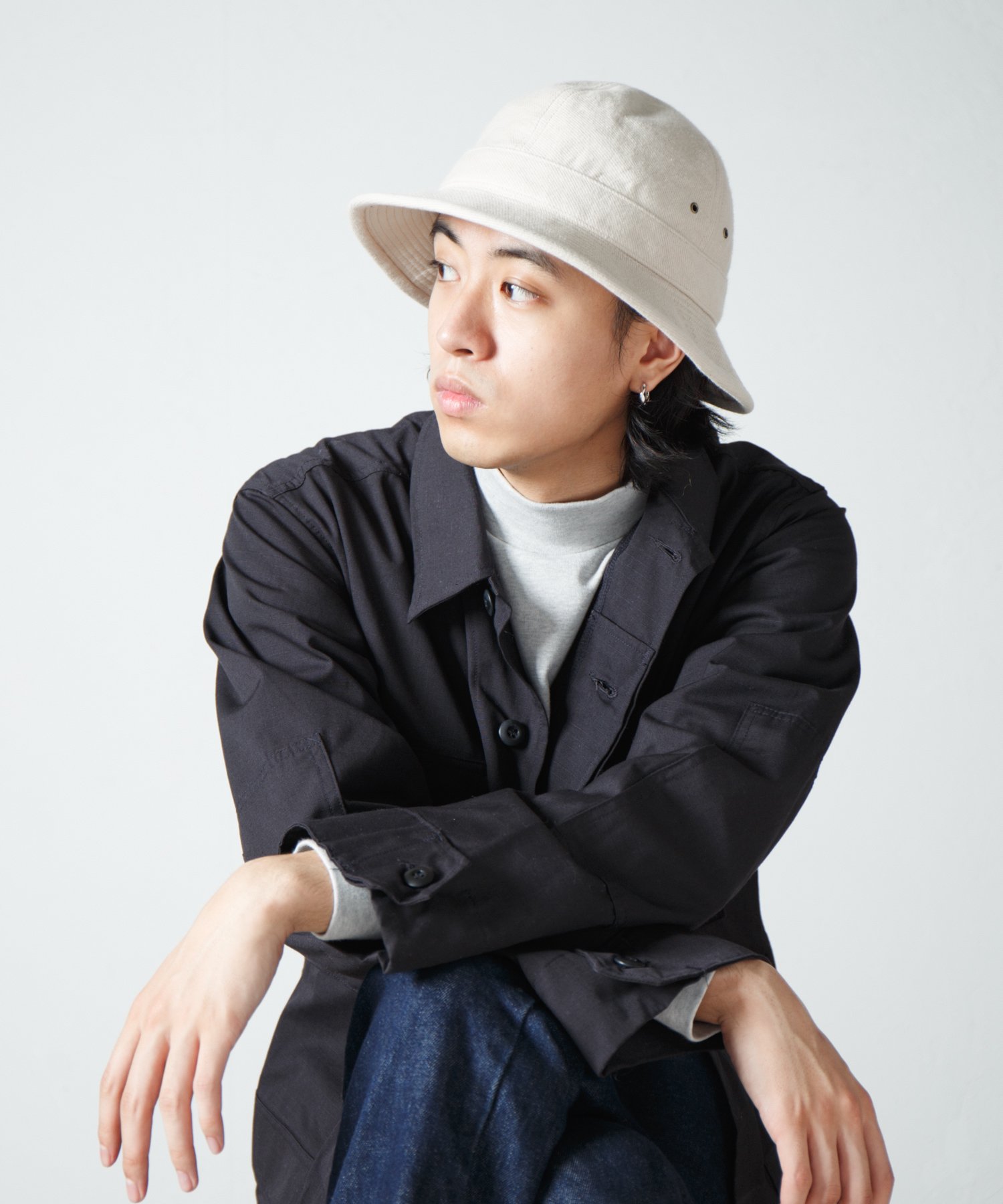 RACAL Organic Cotton Flannel 4P Metro Hat 1323 | オーガニック