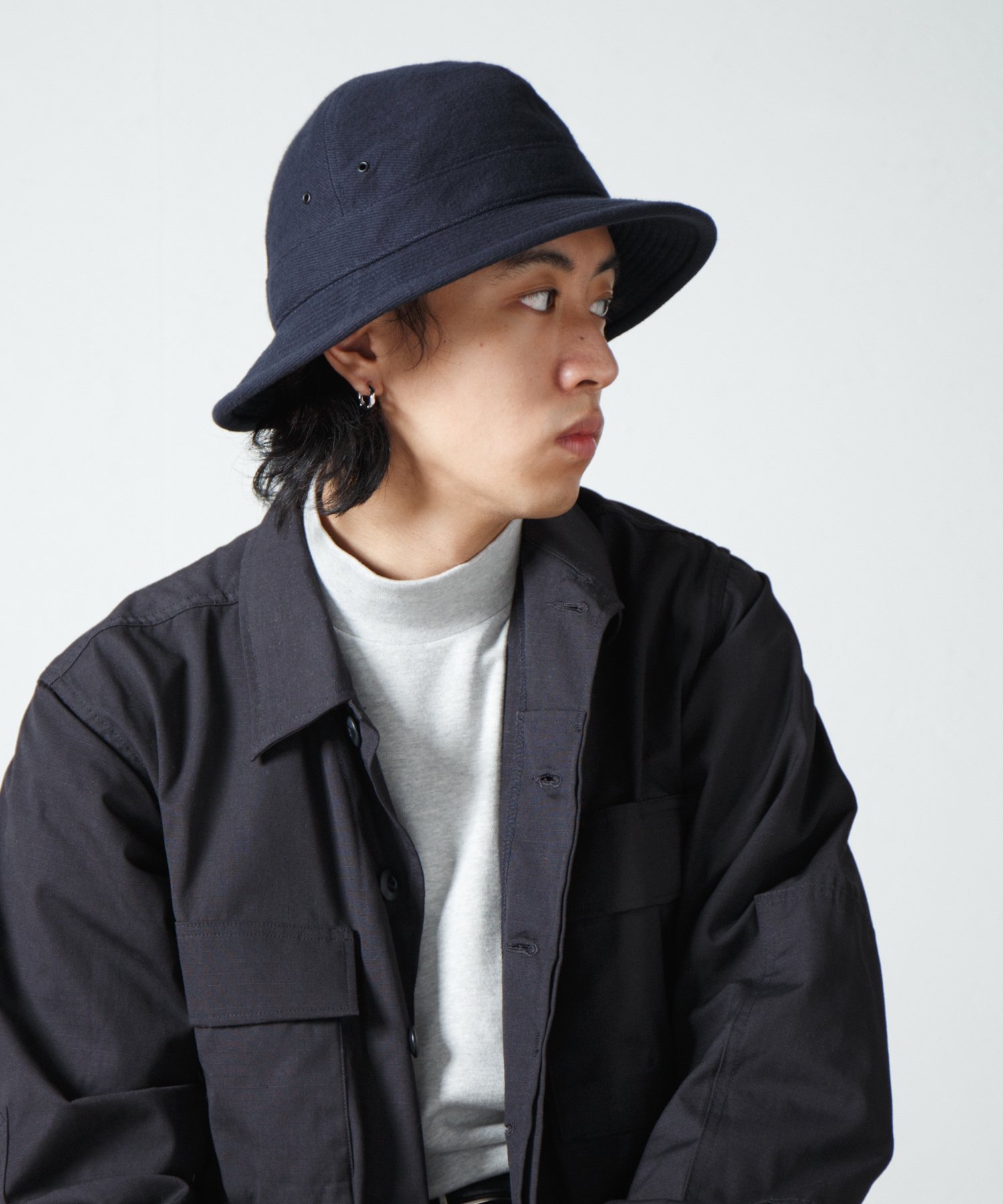 RACAL Organic Cotton Flannel 4P Metro Hat 1323 | オーガニック