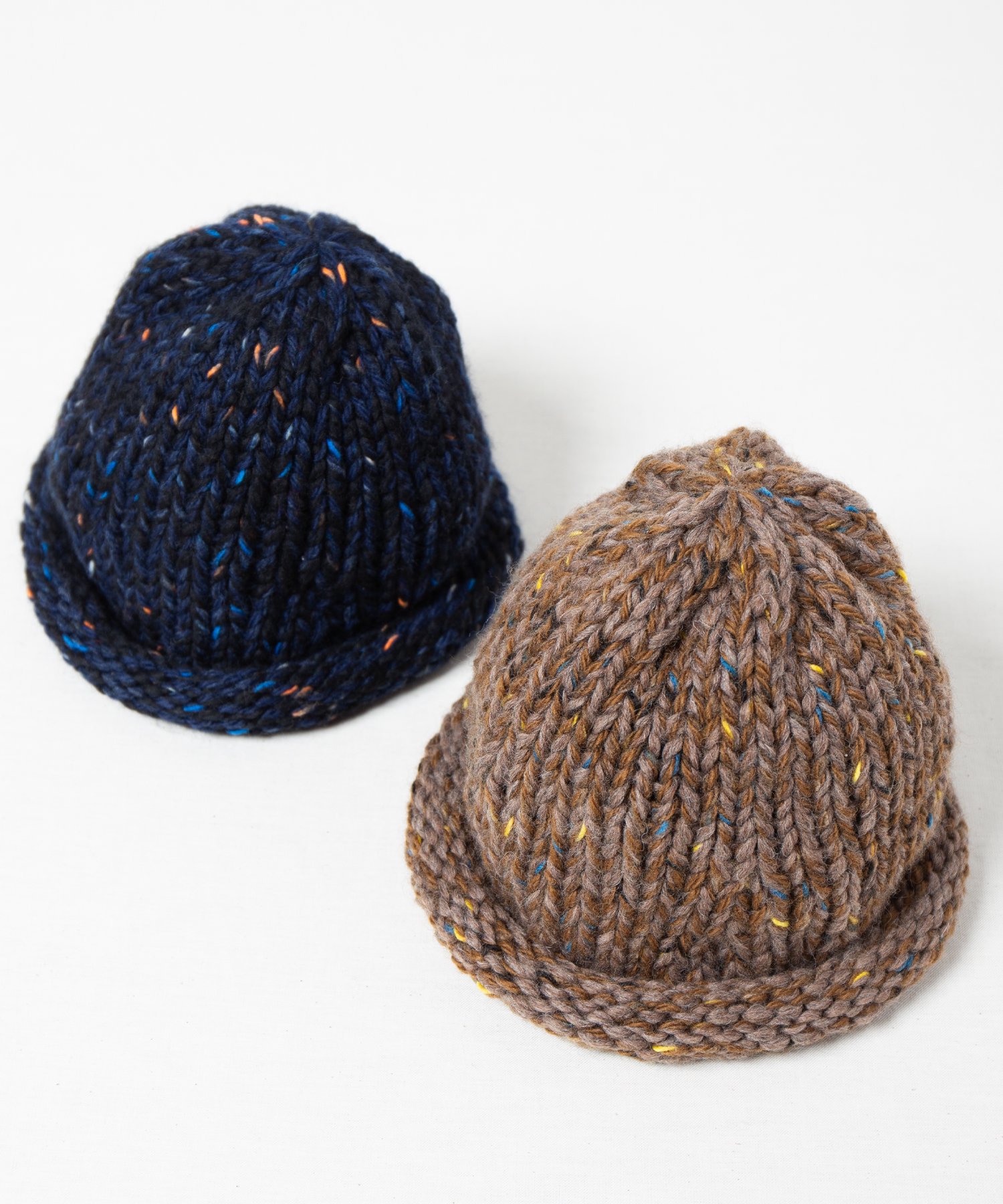 Indietro Association Roll Hand Knit Cap 067 | ロールハンドニット