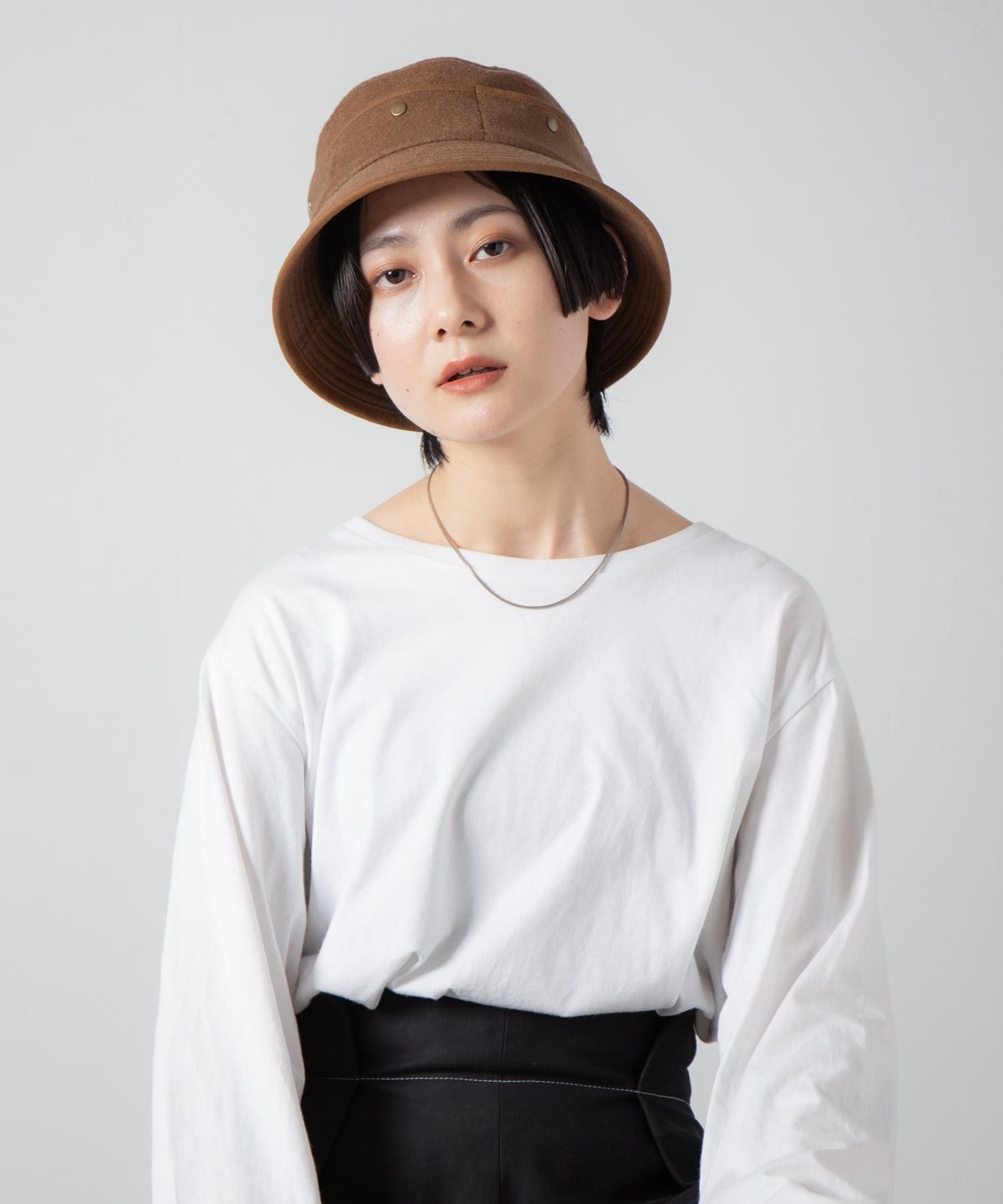 Indietro Association Cashmere Pocket Hat 045 | カシミヤ混