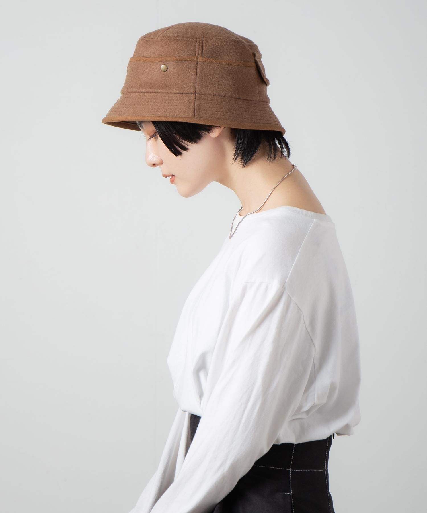 Indietro Association Cashmere Pocket Hat 045 | カシミヤ混