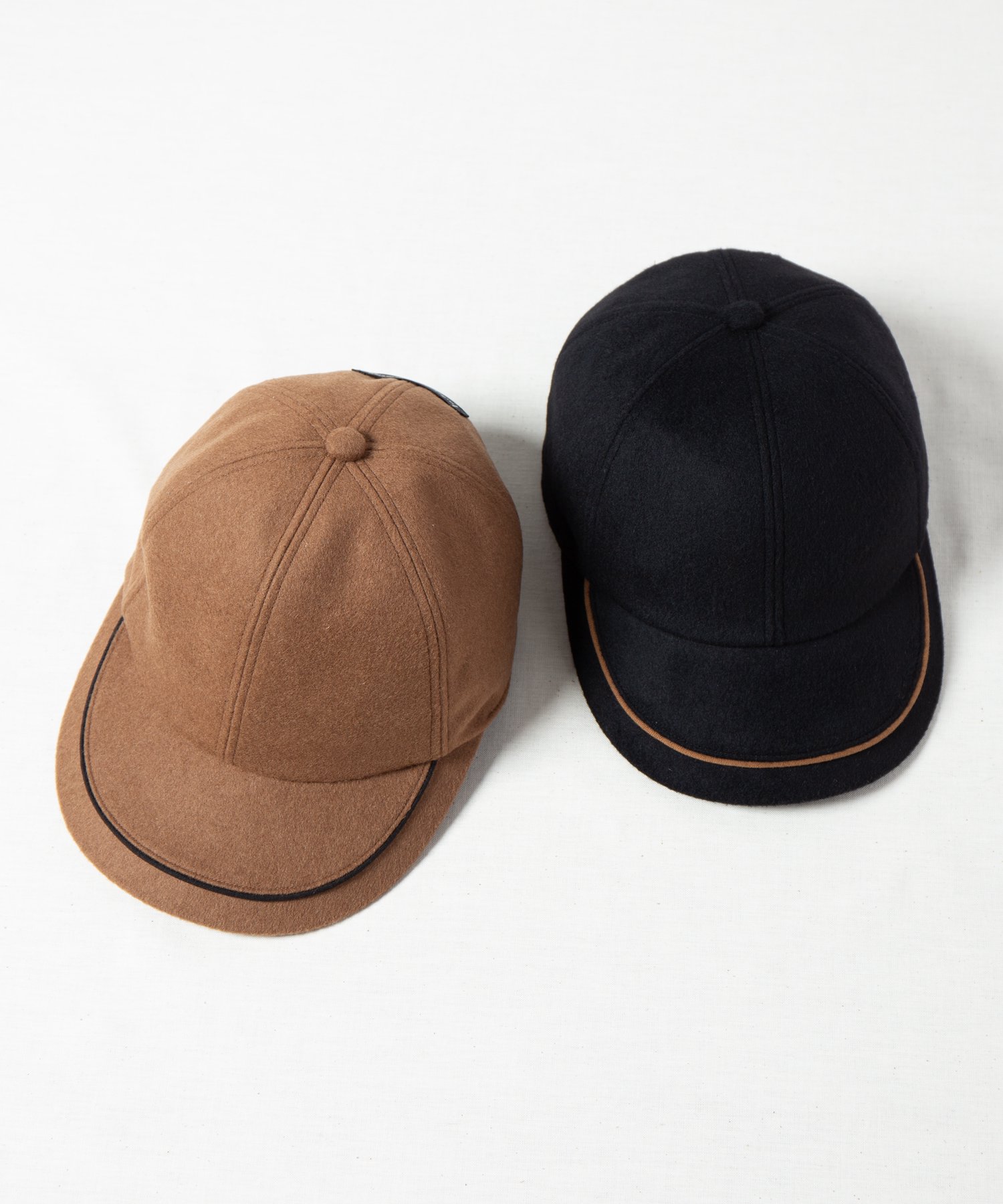 <img class='new_mark_img1' src='https://img.shop-pro.jp/img/new/icons20.gif' style='border:none;display:inline;margin:0px;padding:0px;width:auto;' />Indietro Association Cashmere Line Brim Cap 044カシミヤ混ウールラインブリムキャップ