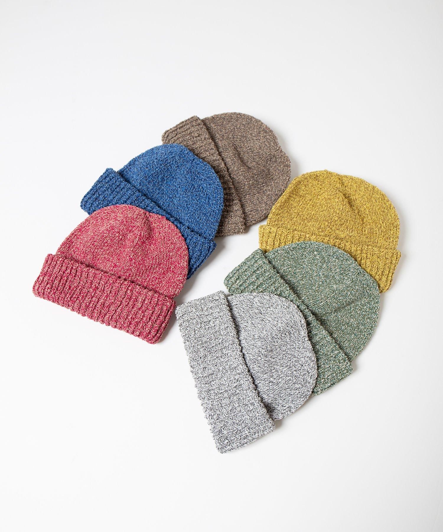 RACAL Japanese Paper Blend Melange Knit Beanie 1342 和紙混紡