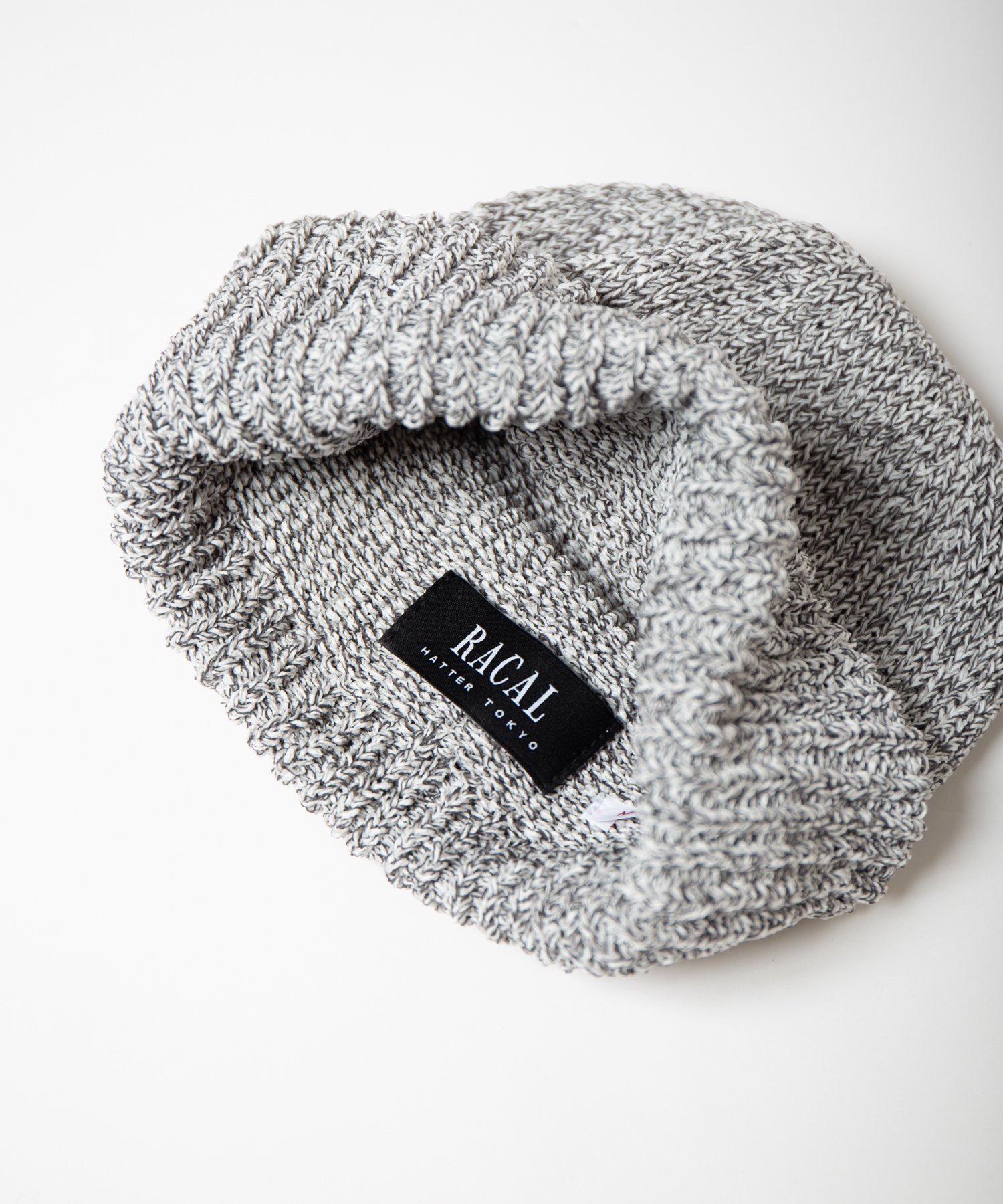 RACAL Japanese Paper Blend Melange Knit Beanie 1342 和紙混紡