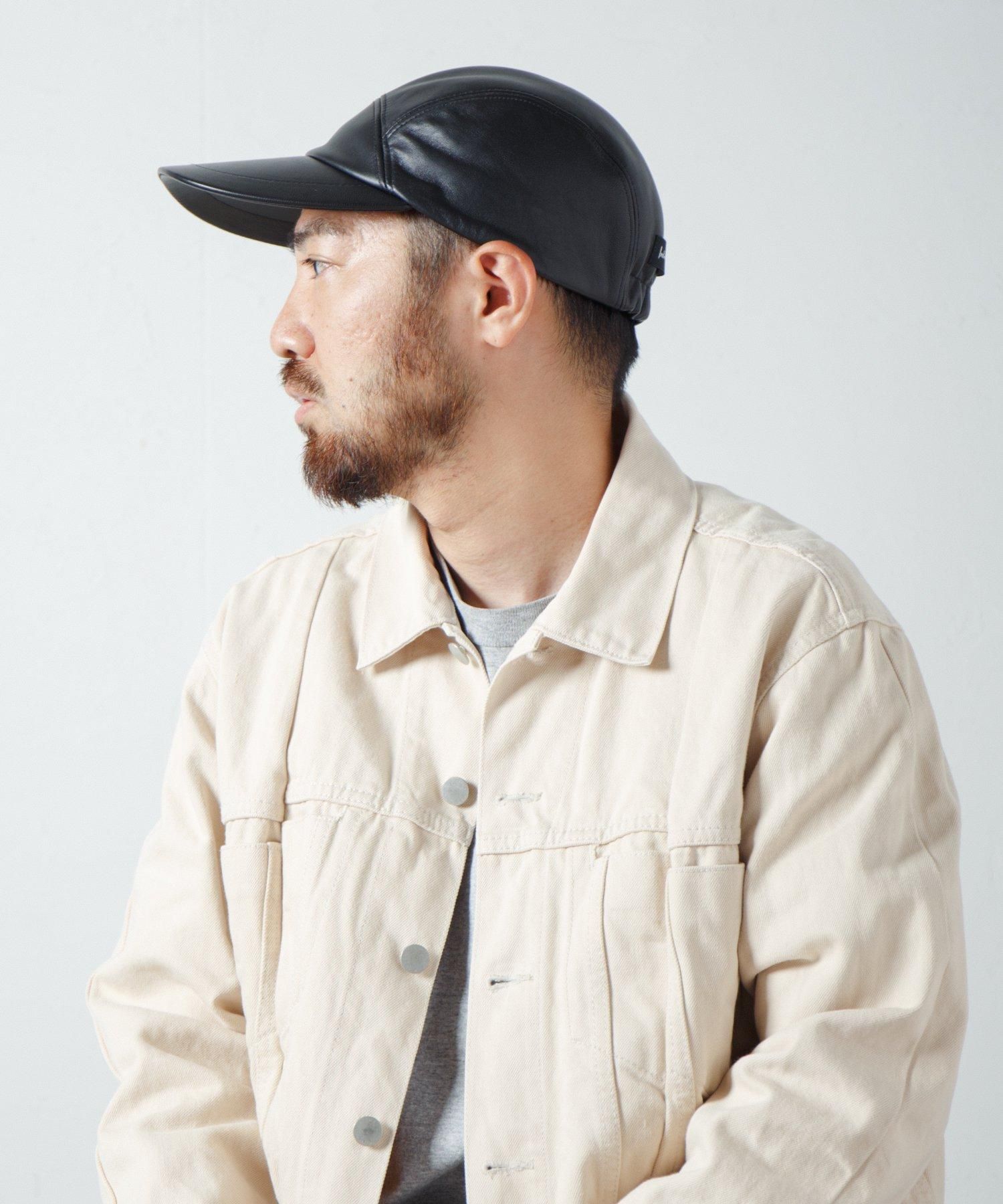 Indietro Association Leather Jet Cap 091 | シープレザー製