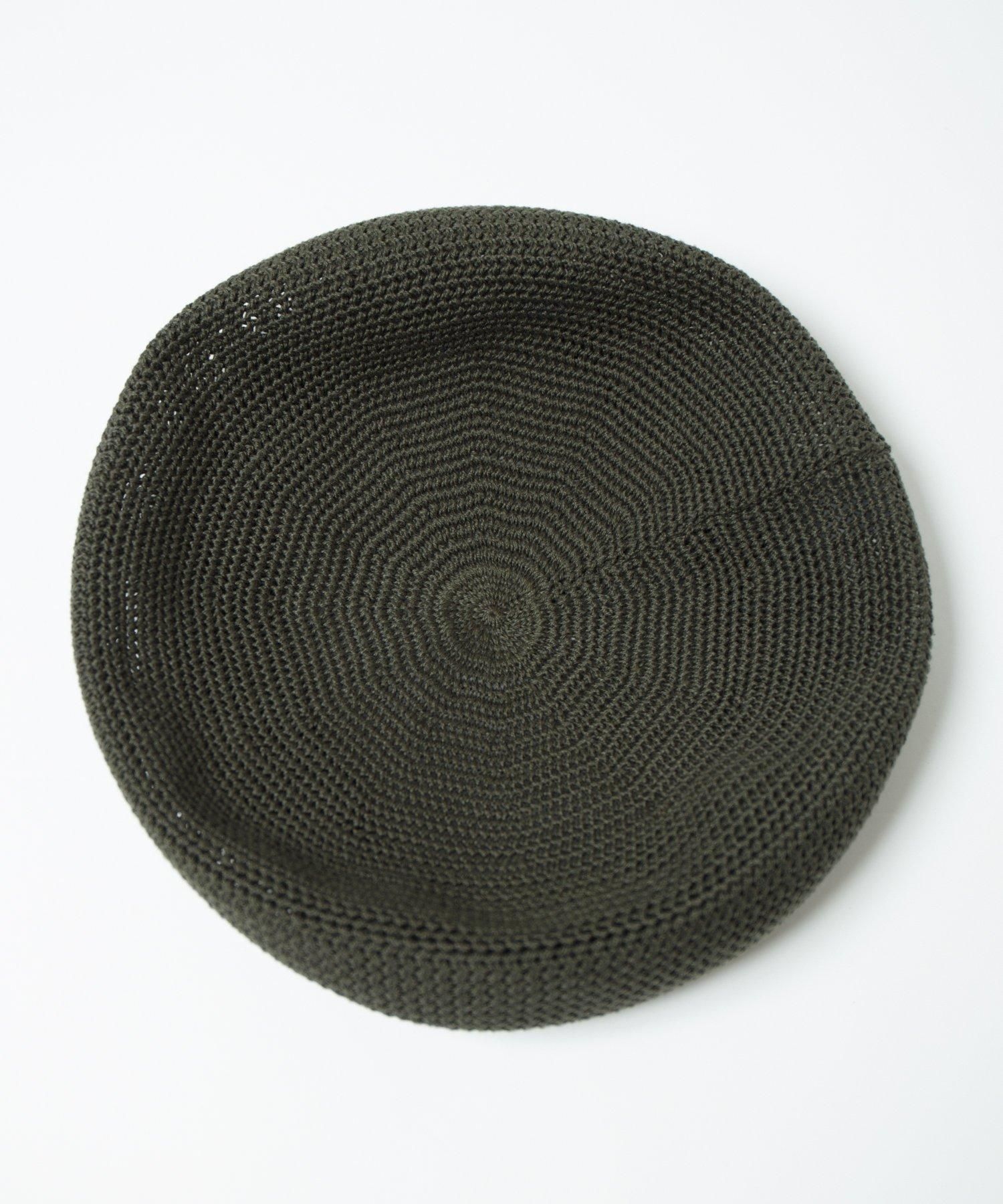 RACAL Crochet Style Knit Beret 1216 | 手編み風のかぎ針編み