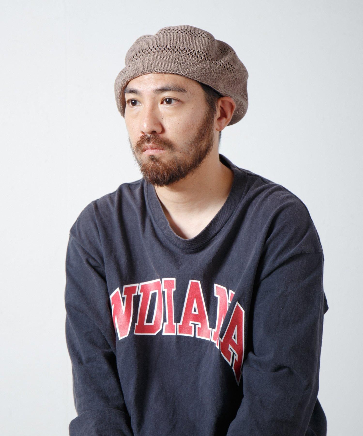 RACAL Whole Garment Beret | 自然な光沢感のコットン素材を使用
