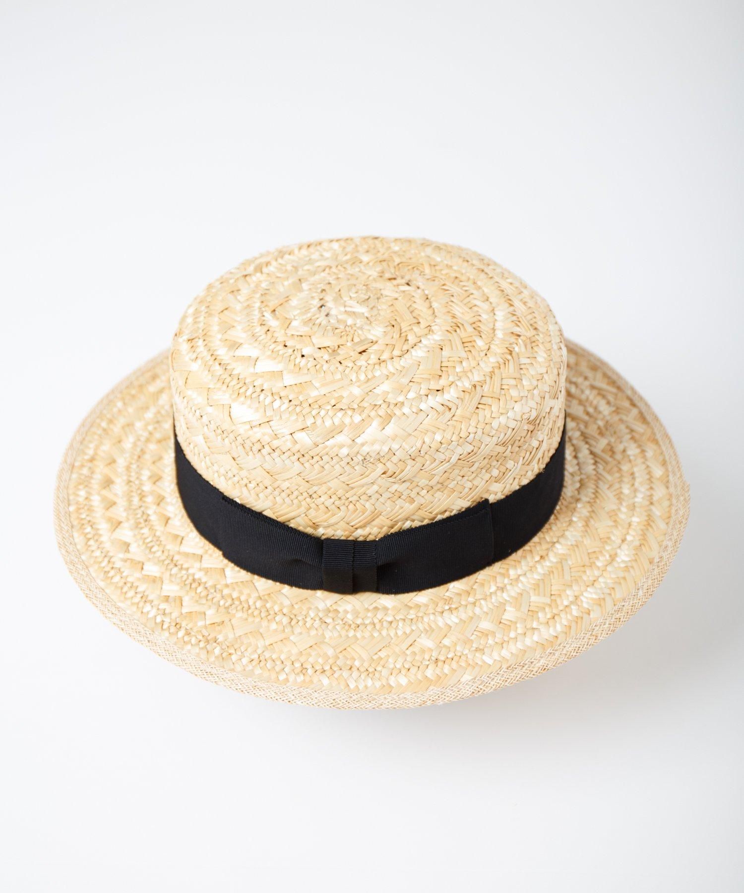 Wheat Braid Boater Hat 1348 | 麦ブレードボーターハット