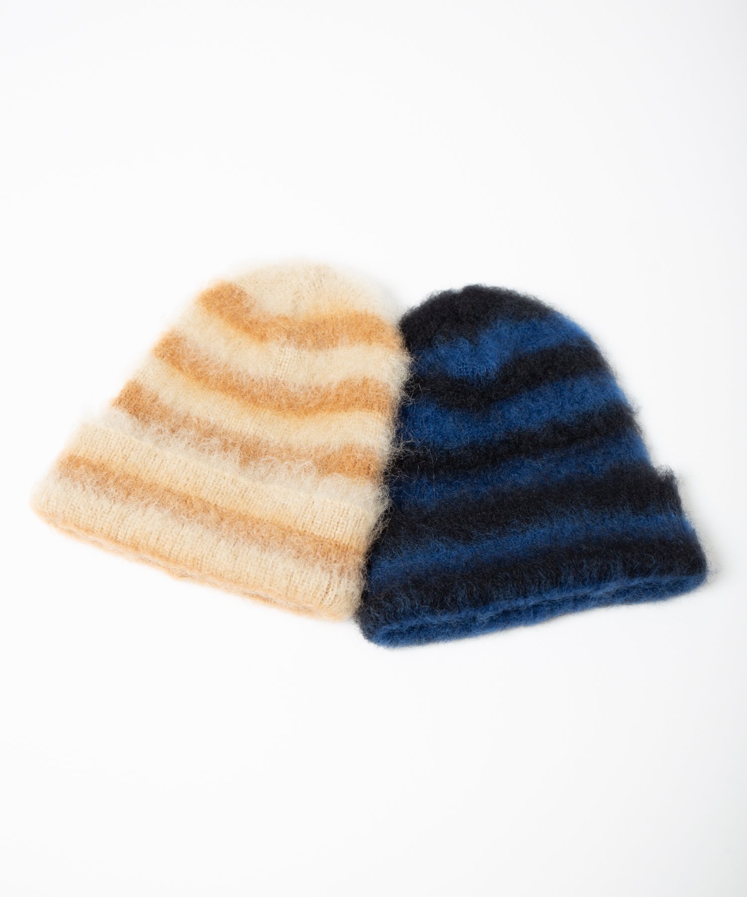 Indietro Association Mohair Border Knit Cap 108 إܡ˥åȥå