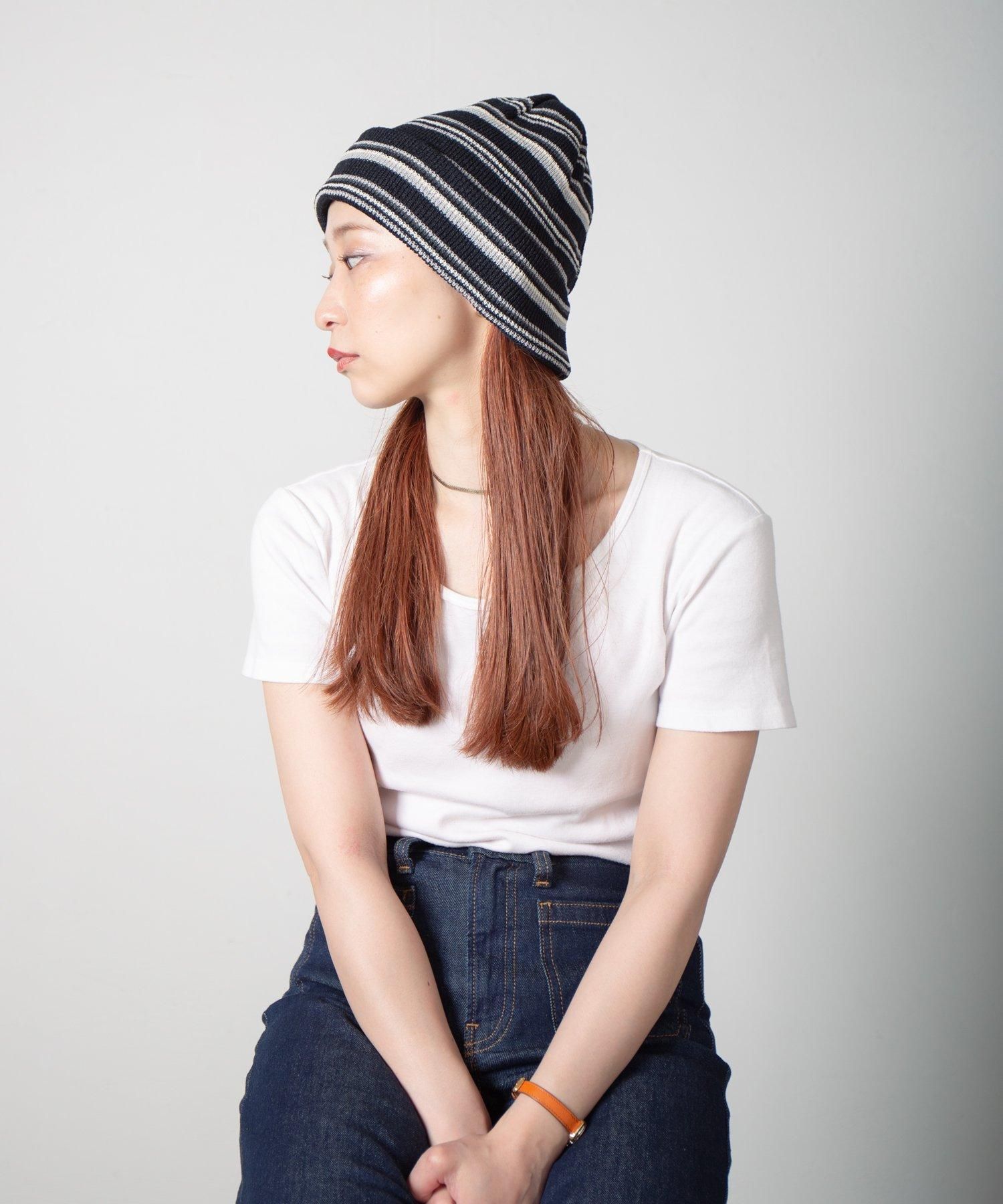 RACALマルチボーダーリバーシブルニットワッチ - Ray's Store