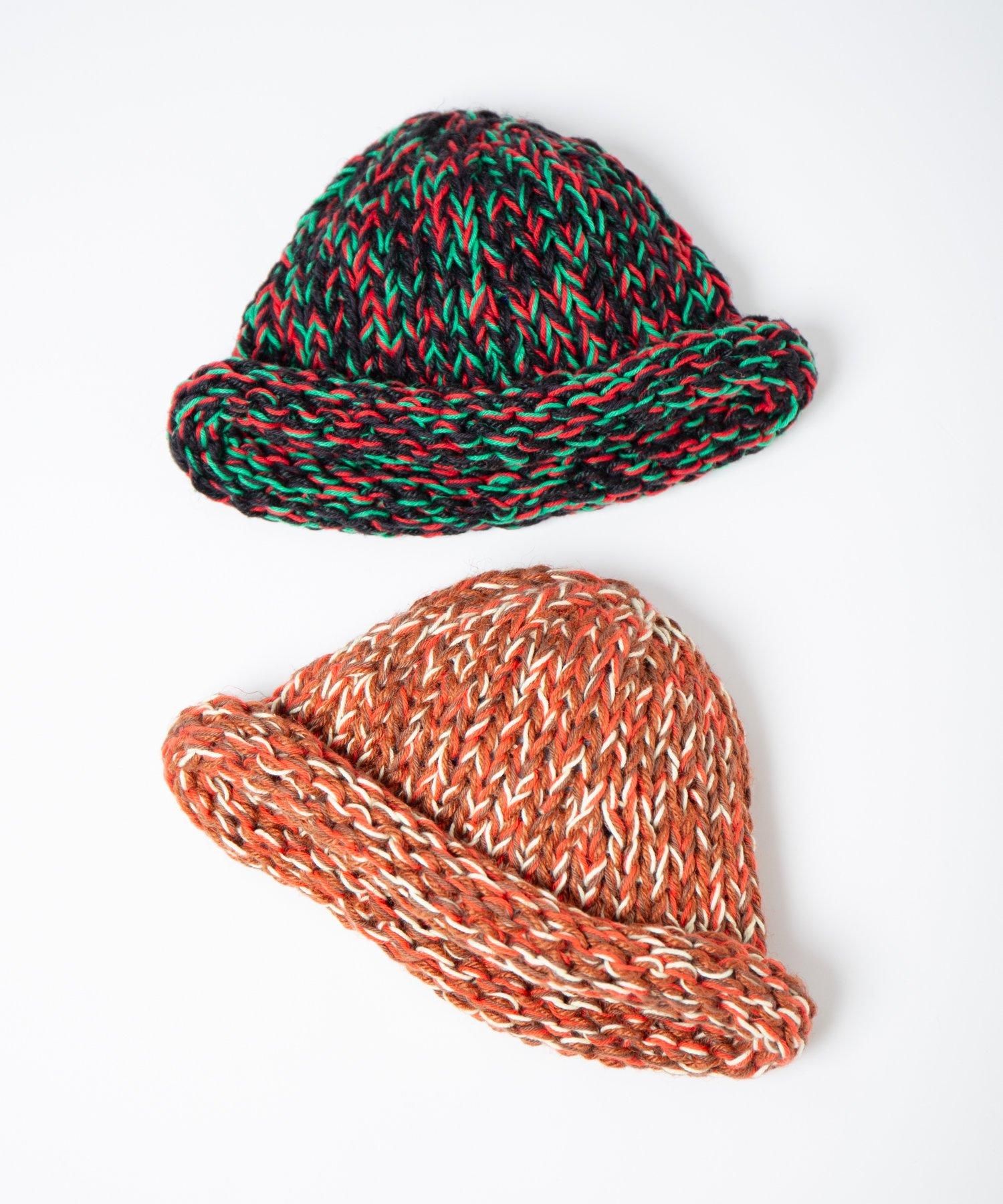 注目のブランド IA Four マルチカラーロールニット | Cap Yarns Different 服＆ファッション小物
