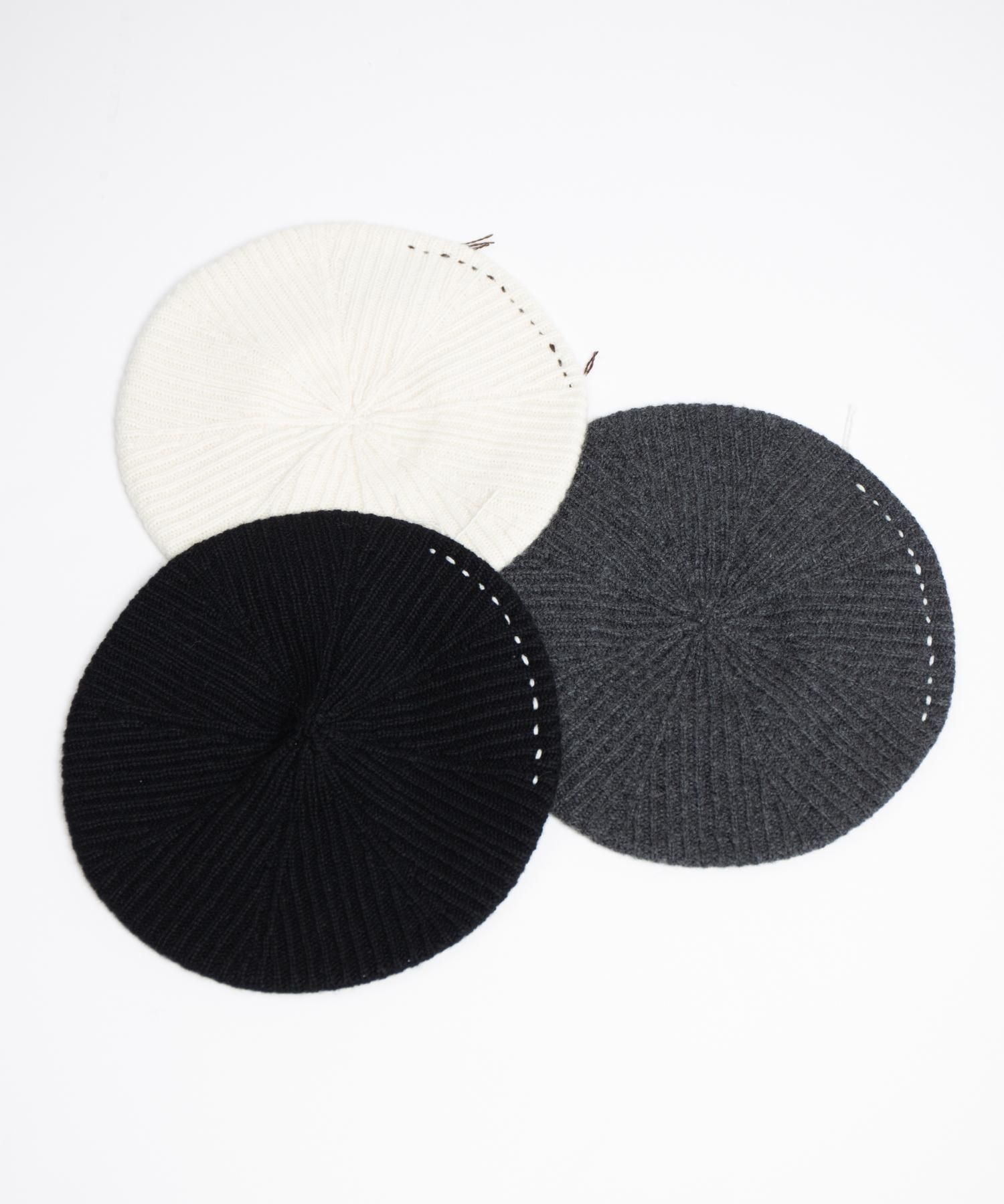 RACAL Cashmere Blend H.G Knit Beret 036W ߥ亮롡ۡ륬ȥ˥åȥ٥졼
