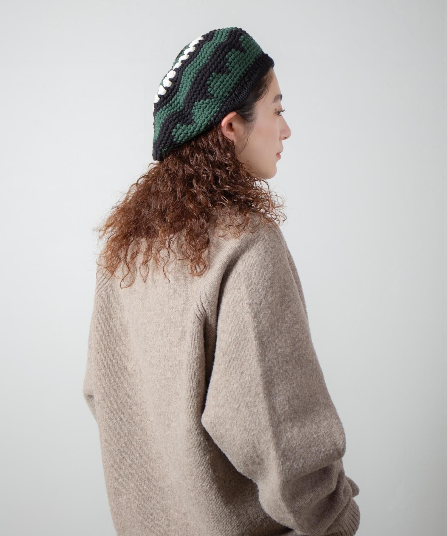 19800円→❣️  flower lace beret ベレー帽 mini closet / dave&bella カラフルフラワームーン刺繍ベレー帽