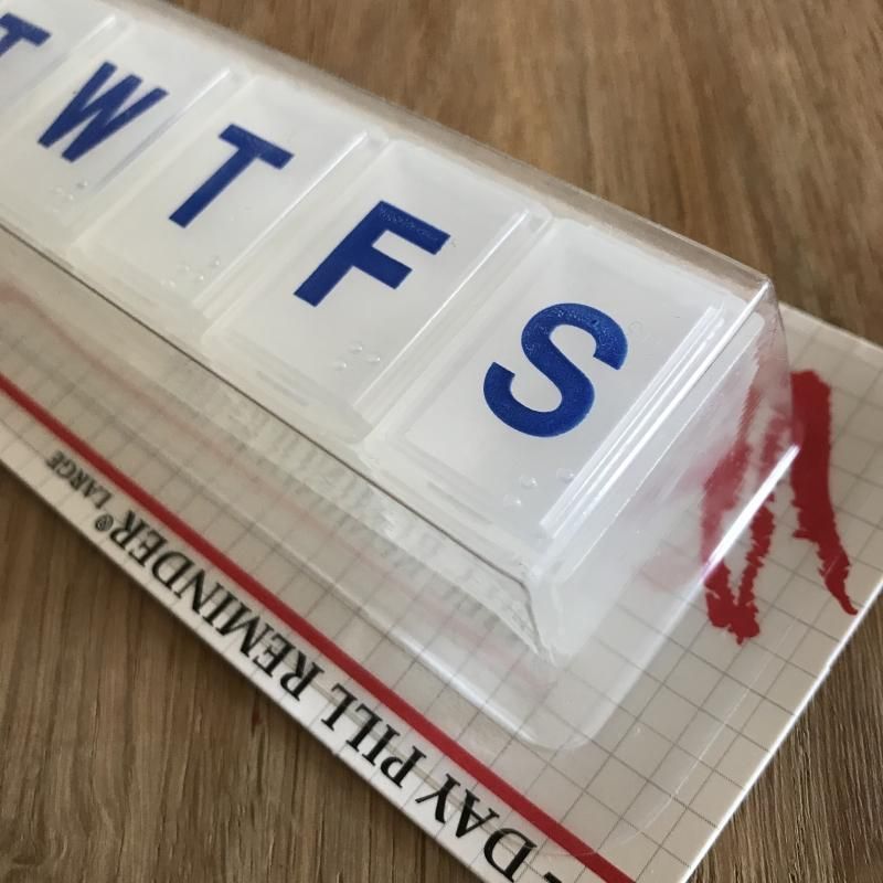 7days ピルケース ホワイト ラージ Underwood アメリカ雑貨のお店 7days ピルケース ホワイト ラージ Underwood アメリカ雑貨のお店