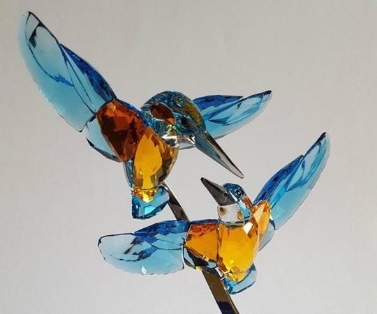 SWAROVSKI スワロフスキー 1992年 廃盤品 置物 鳥 カワセミ