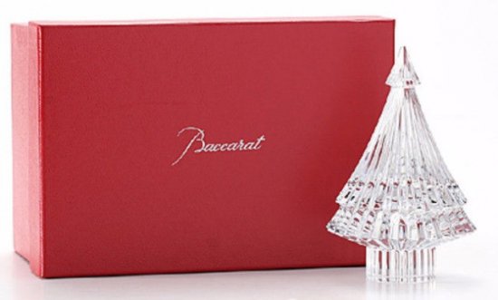 おすすめ Baccarat クリスマスツリー バカラ ツイスト 置物 - www