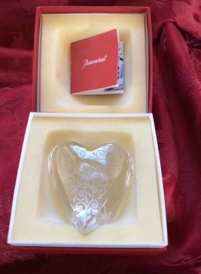 ●baccarat バカラ ハート 置き物 ギフト スワロフスキー置物・アクセサリー専門店 ☆プラネタリウム☆