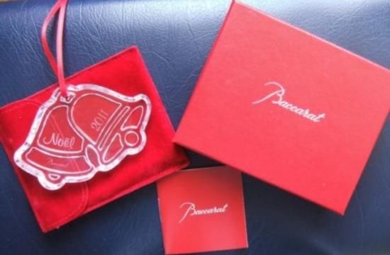 Baccarat クリスマスベル 2011 茶色く Baccarat クリスマスベル 2011 茶色く