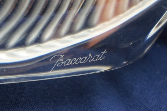 Baccaratバカラ 魚 フグ クリスタル アートガラス フィギュリン