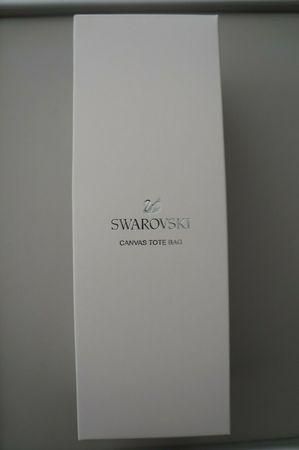 Swarovski canvas tote discount bag