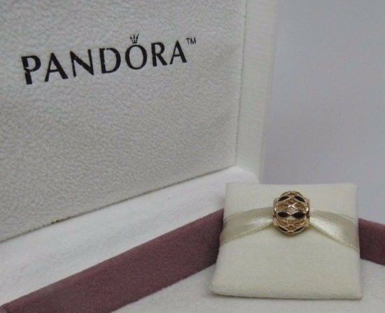 Pandora パンドラ 14K ゴールド ロイヤル ビクトリアン ブラック