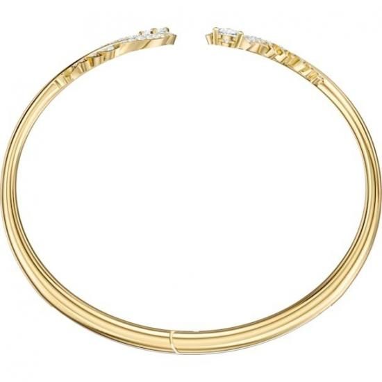 SWAROVSKI スワロフスキー Channel Set バングル ゴールド