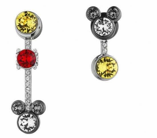 スワロフスキー Swarovski Mickey Mouse Pierced ピアス 5459869 - スワロフスキー置物・アクセサリー専門店  ★プラネタリウム★