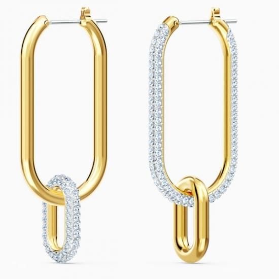 スワロフスキーSWAROVSKI スワロフスキーTimeフープピアス - www