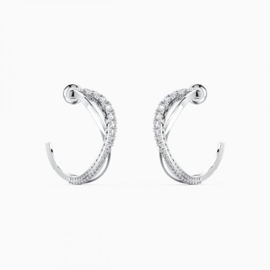 スワロフスキー Swarovski TWIST フープピアス 5563908 - スワロフスキー置物・アクセサリー専門店 ★プラネタリウム★