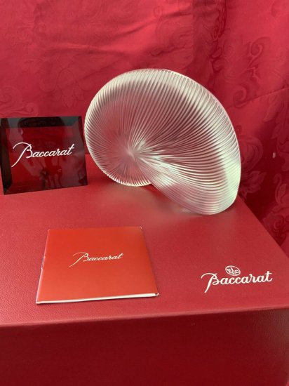 Baccarat バカラ シェル エスカルゴ 貝 フィギュリン クリスタル