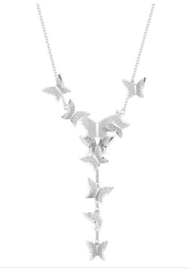 スワロフスキー Swarovski Lilia Y字型ネックレス チョウ 5636415 - スワロフスキー置物・アクセサリー専門店 ★プラネタリウム★