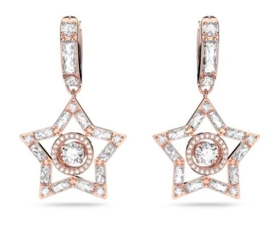 スワロフスキー Swarovski Stella フープピアス 星 5617769 - スワロフスキー置物・アクセサリー専門店 ★プラネタリウム★