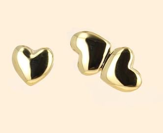 Philippe Audibert フィリップオーディベール EARRINGS WANDA DOUBLE COEUR ゴールド イヤリング -  スワロフスキー置物・アクセサリー専門店 ★プラネタリウム★