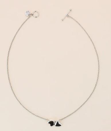 PHILIPPE AUDIBERT Wanda necklace(ダブルハート)