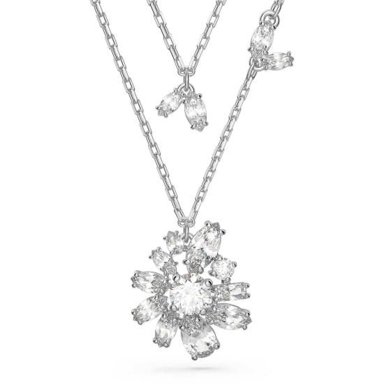 スワロフスキー Swarovski Gema レイヤードネックレス ミックスカット, フラワー 5644658 -  スワロフスキー置物・アクセサリー専門店 ★プラネタリウム★