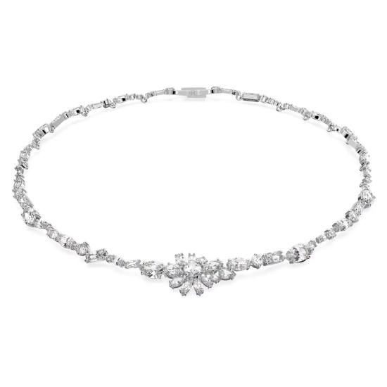 スワロフスキー Swarovski Gema ネックレス ミックスカット フラワー ホワイト 5644666 -  スワロフスキー置物・アクセサリー専門店 ★プラネタリウム★