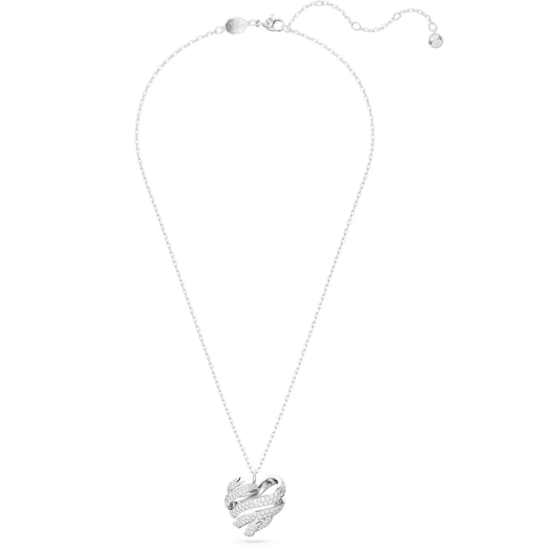 スワロフスキー Swarovski Volta ペンダント ハート, ホワイト スワロフスキー Swarovski Volta ペンダント ハート, ホワイト