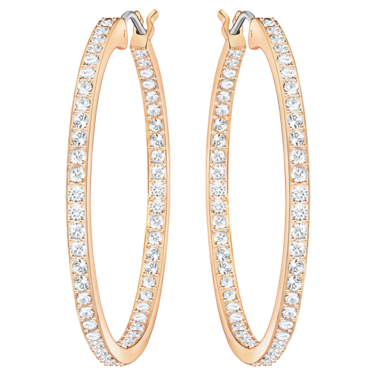 スワロフスキー Swarovski Sommerset フープピアス, ローズゴールドトーンプレーティング 5528459 - スワロフスキー置物・アクセサリー専門店 ☆プラネタリウム☆ スワロフスキー Swarovski Sommerset フープピアス, ローズゴールドトーンプレーティング 5528459 - スワロフスキー置物・アクセサリー専門店 ☆プラネタリウム☆