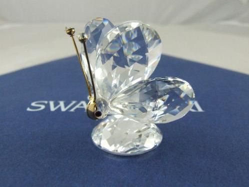 Spaスワロフスキー SWAROVSKI 蝶(バタフライ)置物 - 置物