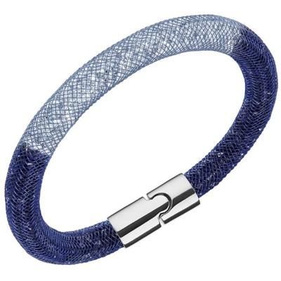 【完売必至】スワロフスキー■深い青のクリスタルブレスレット SWAROVSKI - スワロフスキー ブルークリスタル ブレスレットの
