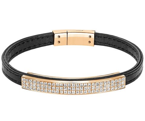 SWAROVSKI Vio Thin Leather ブレスレット M-