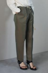 Turn Up Easy Pants (gabardine khaki)