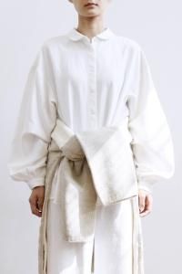 Hemp Round Collar Shirt