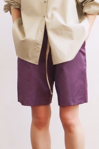 Easy Short Pants (satin purple)