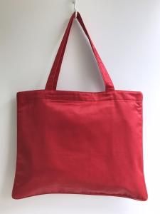 Suka Satin Tote Bag (red)