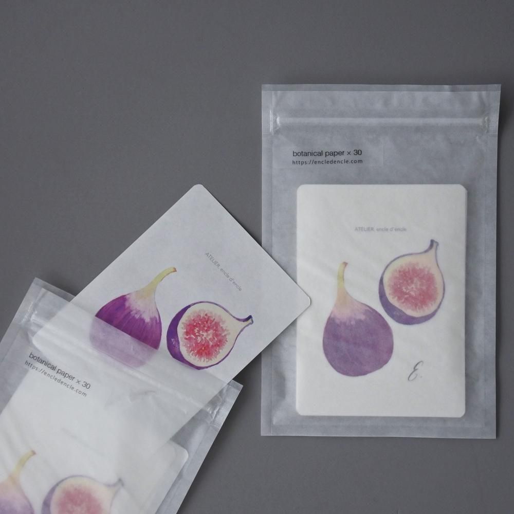 いちじくページ any. paperぽちぶくろ いちじくセット | any.paper by REGARO P