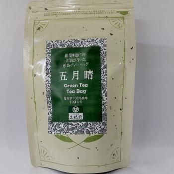 静岡 掛川産 煎茶ティーバッグ 五月晴 (5g×18p) - 赤坂銘茶