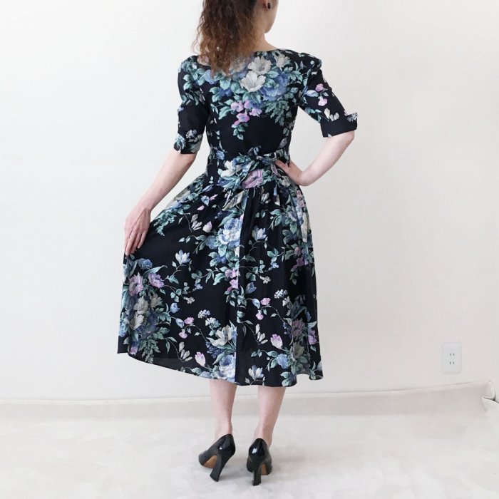 正規品 SANSeLF vintage scallop flower dress レディース